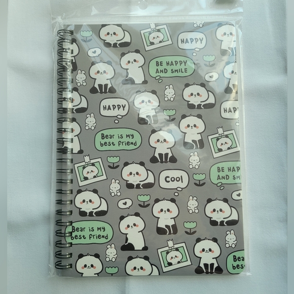 Panda Spiral Notebook - Picture 1 of 5